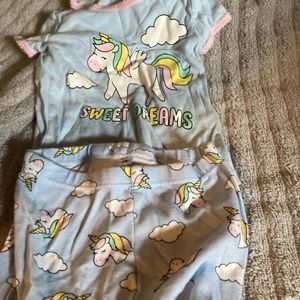 Unicorn pajamas toddler Wonder Nation